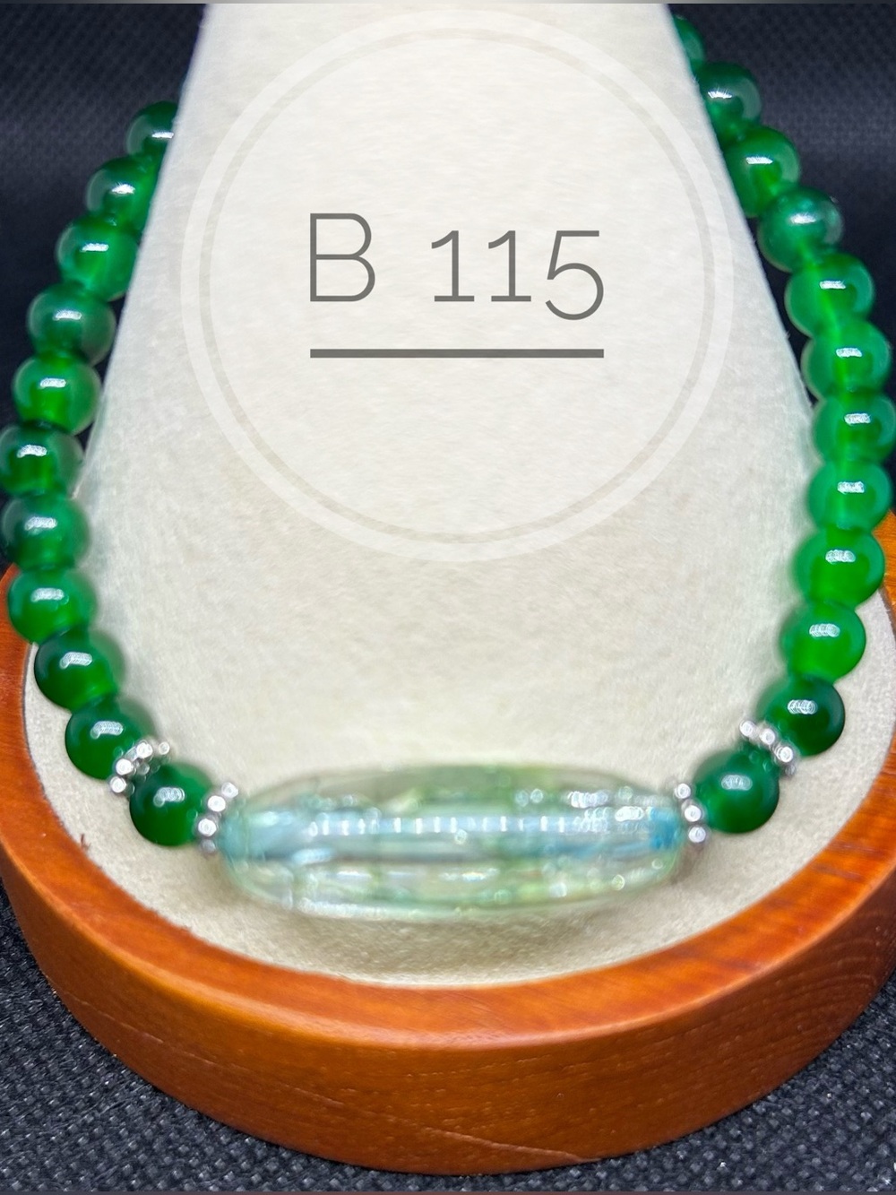 Green Stretch Bracelet